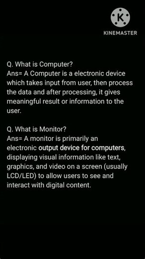 What is computer|Computer definition|What is Monitor