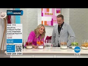 AquaPure Produce Purifier Fruit and Vegetable Washing Ma...