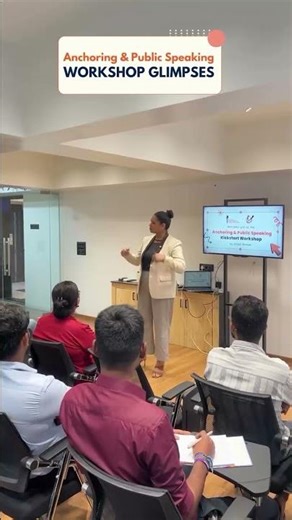 Anchoring Workshop: Master Public Speaking & Communication Skills ✨ #publicspeaking #anchoringtips
