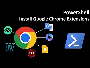PowerShell: Install Google Chrome Extensions