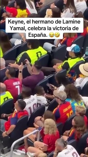 🤣 LA CELEBRACIÓN DE KEYNE tras eliminar a Portugal… el hermano de Lamine es un SHOW 🇪🇸