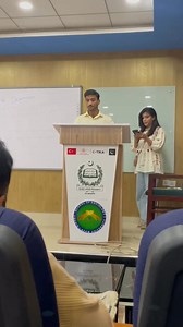 The Sociological Society QAU held its first-ever debate on “Free Will vs Determinism”. Nayab Gul and Tariq Mazari presented their arguments, with Muqadas as moderator The audience actively participated, asking questions and enjoying the discussion. | Sociological Society QAU