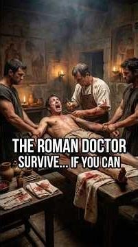 The Roman Doctor: Medicine, Pain, the Gamble of Survival. #history #rome #romanempire #ancient #fyp