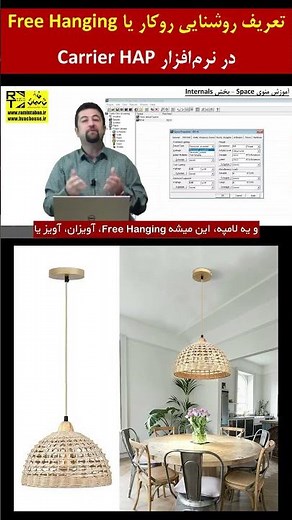 تعریف انواع روشنایی در نرم‌افزار Carrier HAP - شماره ۸ از ۱۰
