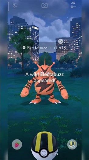 ⚡ Shiny Electabuzz Caught in Pokémon GO!! INSANE LUCK 🤯✨ #shorts #pokemongo #shinypokemon