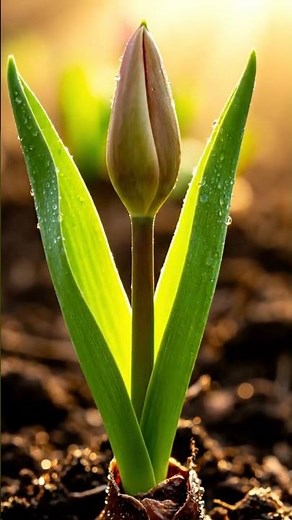 Watch the Stunning RED TULIP Bloom in 4K Time Lapse