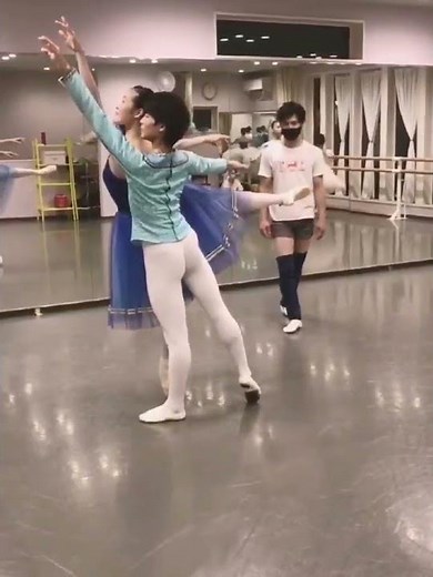 Ballet Boy's first partnering class