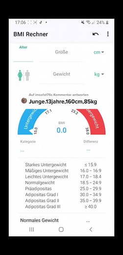@imsofat76 antworten #Übergewicht #BMI #Gewicht #foryou #fy #overweight #Bmirechner #bmirechner