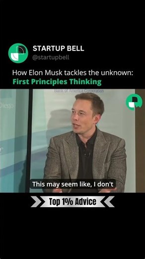 First principles thinking by Elon Musk