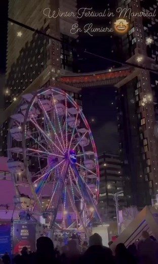 Montréal en Lumière (French for “Montreal in Lights”) is one of the largest winter festivals in the world. It is an annual celebration drawing over a million fans to experience the joy of Montreal wintertime ♥️ #montreal #mtlmoments #canada #travelblogger
