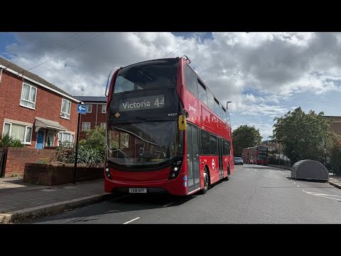 FULL ROUTE VISUAL | London Bus Route 44: Victoria - Tooting Station | EH217 - YX18KPF