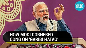 12K views · 424 reactions | #PMModi launched a scathing attack on #Congress over the 'garibi hatao' slogan. | Hindustan Times | Facebook