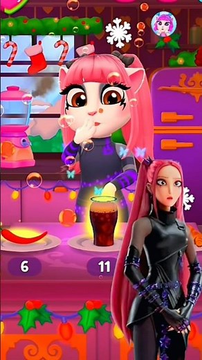 1 2 3 4 RUMI VS MIRA FROM KPOP DEMON HUNTER #angela2 #viral #shorts #kpop #fyp #trending #funny