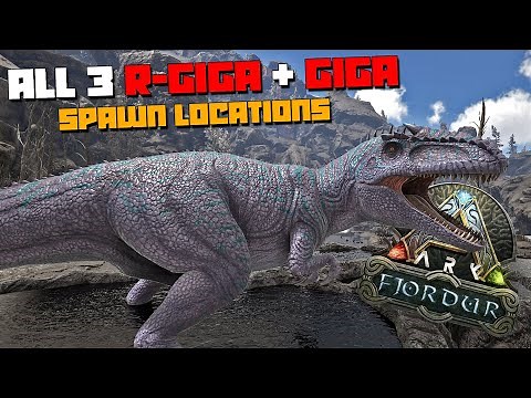 ARK: Fjordur | ALL Giga & R-Giga Spawn Locations!
