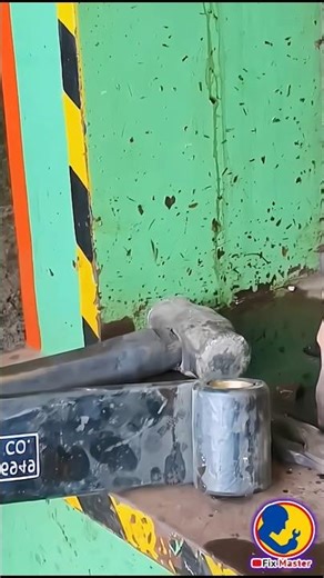 Industrial Power Press in Action! ⚙️ | Heavy Machinery Satisfying Process #Shorts