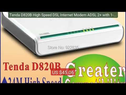 Tenda D820B High Speed DSL Internet Modem ADSL 2+ with 1-Port Switc... — Top Rated 2026 | Buy Now!