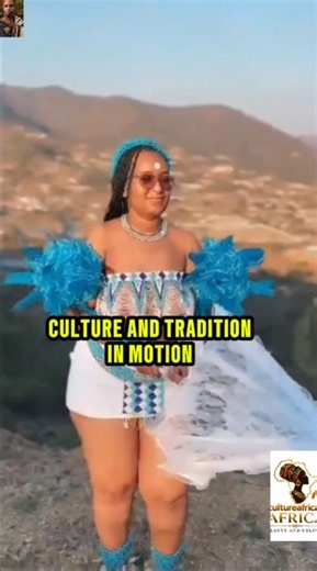 The Meaning Behind Her Blue Beads and White Skirt #zuluculture #africanheritage #zulumaidens