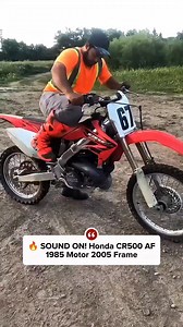 🔥 SOUND ON! Honda CR500 AF 1985 Motor 2005 Frame #dirtbike #motocross #enduro #race #motosports #twostroke ‎- ‎credit ‎Subscribe YouTube Channel : The 500 Hub Customs | Mike's Bike77