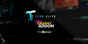 Type Elite - Title & Kinetic Typography Generator for Blender [$]