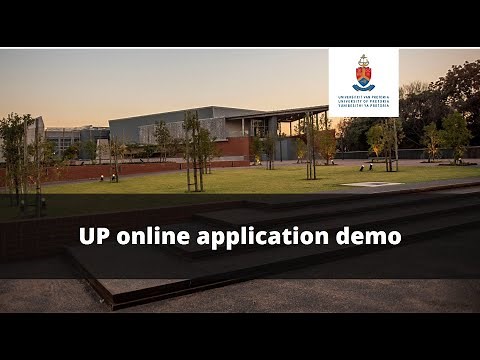 Online application demo - University of Pretoria