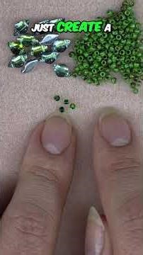 DIY Clover Earrings: Easy Beading Tutorial For Beginners! #shorts