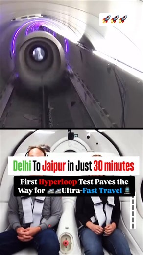 Gurugram Shehar | Gurgaon | on Instagram: "India, in collaboration with IIT-Madras, has developed its first Hyperloop testing track, named Avishkar, in Chennai. This state-of-the-art facility features a 422-meter-long test track designed to enable train travel in near-vacuum conditions. The track is capable of supporting speeds of up to 1,000 km per hour, marking a significant step forward in futuristic transportation technology. #India #Hyperloop #IITMadras #Innovation #Technology #ProudMoment 