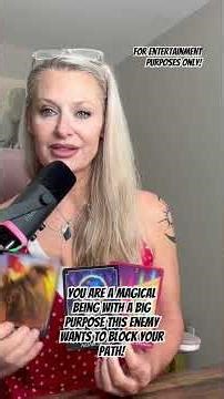 You are a Magical being w Big purpose this enemy wants 2 block UR Path #tarot #spirituality #magical