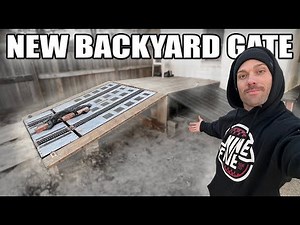 Building a backyard starting gate