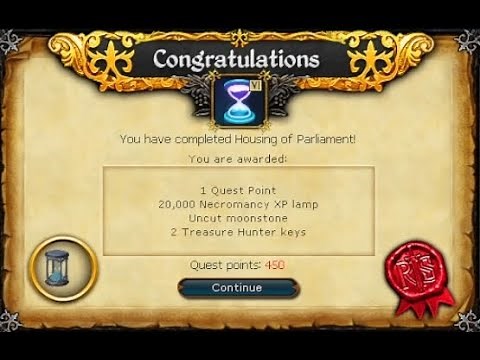 RS3 Quest: Housing of Parliament