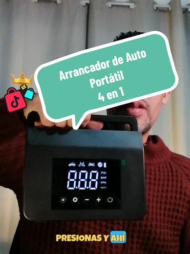 Arrancador de Auto Portátil Hieha 4 en 1 🔥 ✅ Arrancador Portatil ✅ Compresor de Aire ✅ Luz LED ✅ POWER Bank OJO, Es para emergencias, no para una vulcanizadora 😅 Incluso es ideal para: Emergencias de batería agotada. Viajes largos por carretera. Camping y actividades al aire libre. Uso en coches, motos, lanchas, cuatrimotos y camionetas Vehículos de 12V #Arrancador #Auto #TikTokShop #Mexico #carlover