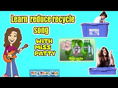 Learn Reduce, Reuse and Recycle Song for Children | Earth Day Song by Patty Shukla | Nursery Rhyme