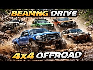 BeamNG Drive 4x4 Offroad on Cranoon U4 Map | Mods Showcase