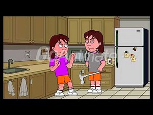 Classic Dora gives Dora a punishment day/arrested/grounded big time