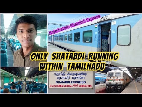 🚂COIMBATORE SHATABDI EXPRESS TRAVEL VLOG!!! Chennai to Salem | Fastest Day Train | Naveen Kumar