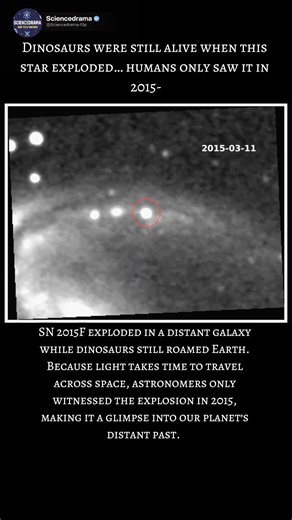 This Star Exploded When Dinosaurs Were Alive!