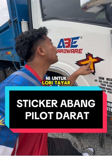 Dapatkan Sticker Lori Hebat di Abe Hardware