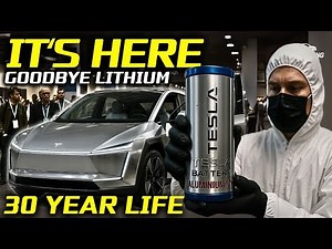 NEW TESLA BATTERY Aluminum-Ion - 10,000 cycles, 30-year life, 3x faster (Model 2)! Elon Musk REVEALS