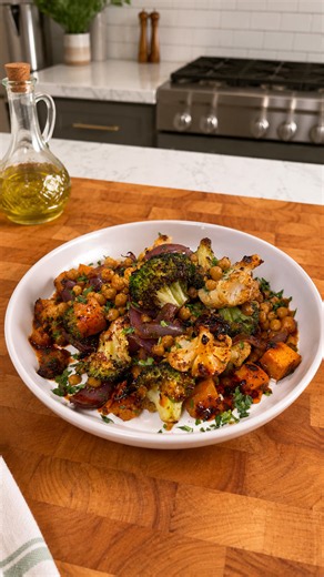 Healthy roasted vegetables made delicious