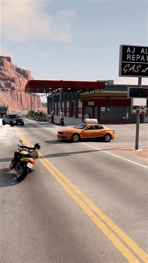 Realistic Highway Car Crashes #26 -BeamNG.Drive