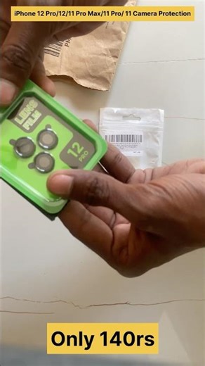 Camera Lens Protector for iPhone 12 Pro/12/11 Pro Max/11 Pro/ 11 #shorts #unboxing