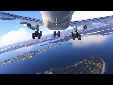 airbus a340 go around after take off #aviation #msfs