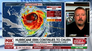 141K views · 583 reactions | The owner of Mike's Weather Page, Mike Boylan, joins FOX Weather to discuss his experience while tracking storms as Hurricane Erin is expected to impact the shorelines of the U.S. East Coast. #hurricane #hurricaneseason #extremeweather #FoxWeather | FOX Weather | Facebook