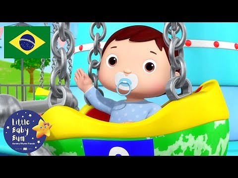 Desenho para Bebe | Dez bebêzinhos - Parque infantil | Canções | Moonbug TV Em Português