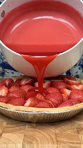 Super Simple Sweetheart Strawberry Pie For Valentine's Day | Drew Cooks