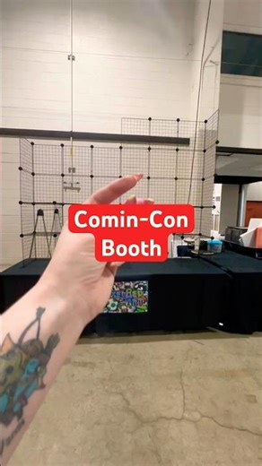 Comic-Con Booth Setup ✨ Watch Me Transform My Space! #Shorts #anime #art