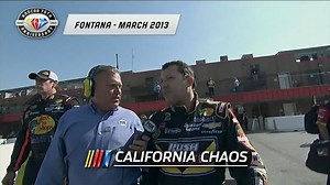 "I was ready. I was mad." Tony Stewart remembers his angry Fontana interview from 2013 😂 | NASCAR on FOX