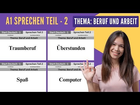 Beruf und Arbeit – A1 German Goethe Exam Vocabulary and Practice