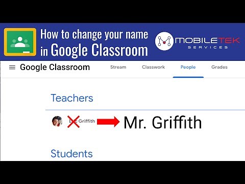 How to change your name in Google Classroom or how to prevent users from changing their name.