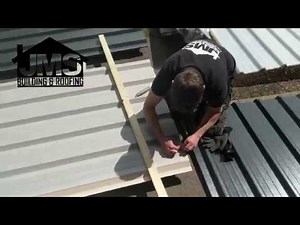 Garage re roofed in box profile sheets